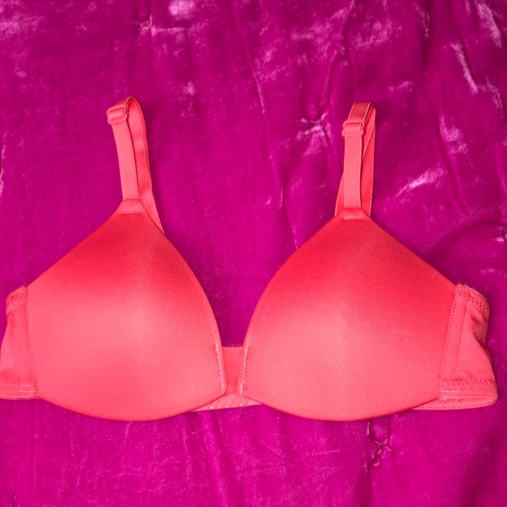 Pink bra